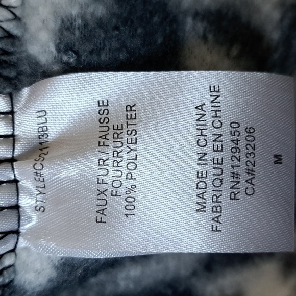 Como Blue Women's Houndstooth Half Zip Faux Jacket Size Medium NWT - Picture 10 of 13